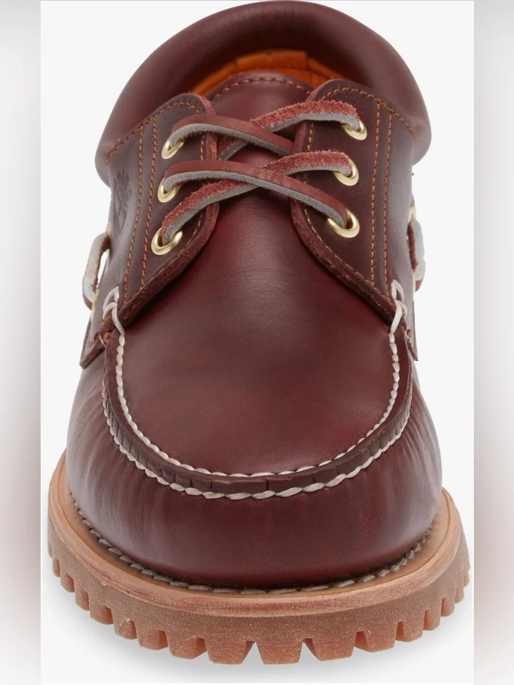 Timberland Authentic Boat Shoe 3 Eye Lug NEW Burgundy TB050009 648